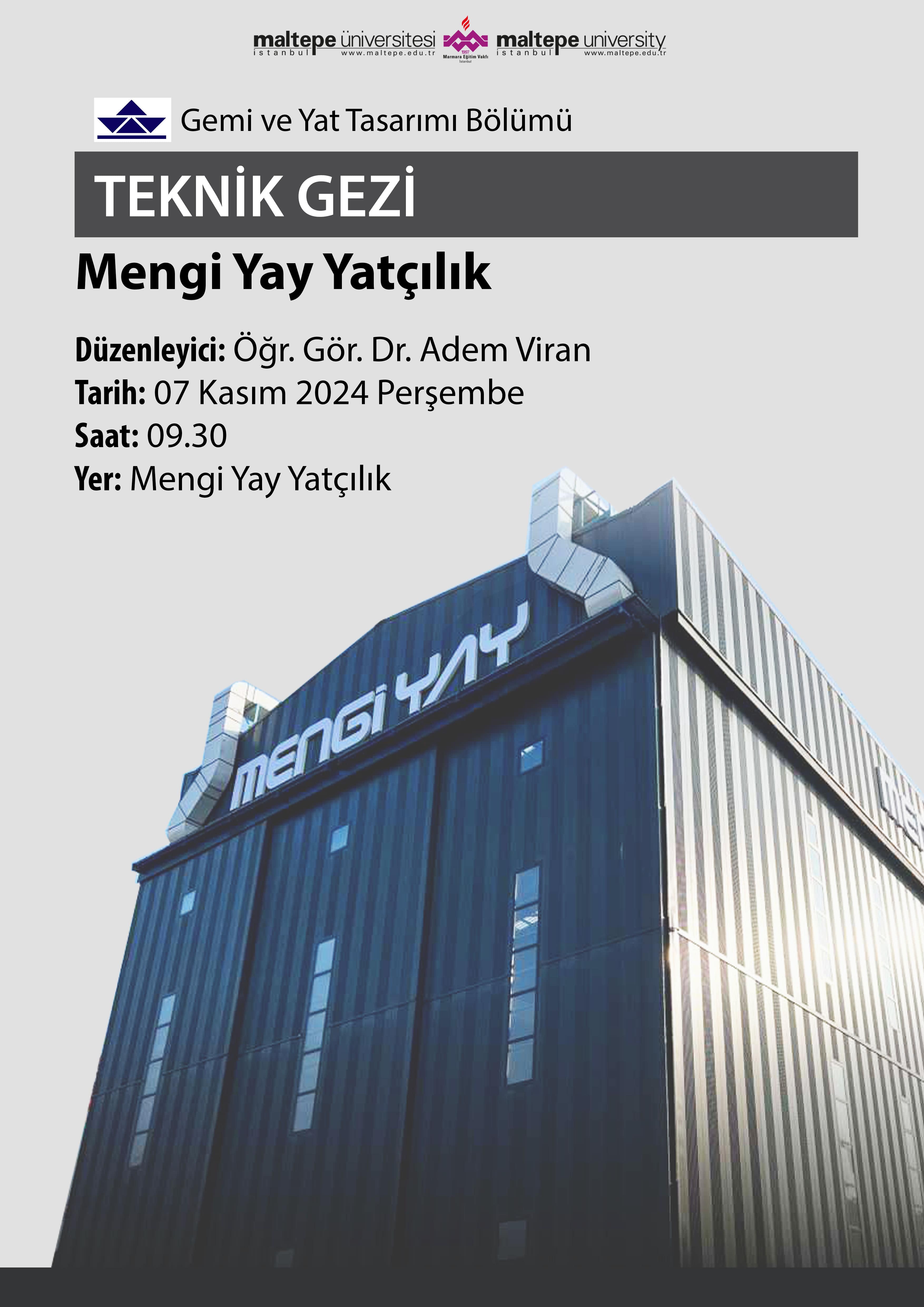 Mengi Yay Yachts-Technical Visit